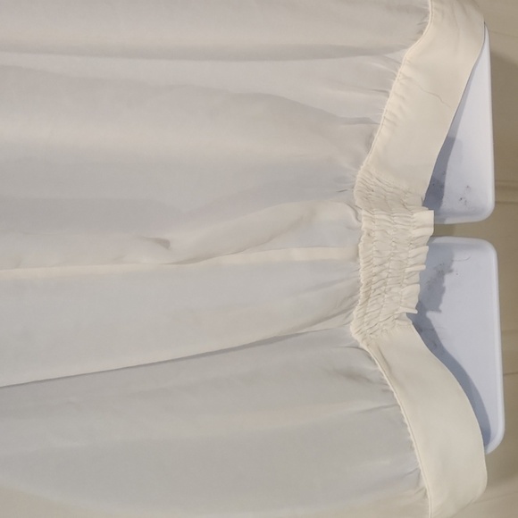 NWT Chico's Semi-sheer Lace Detail Button Up Top - Picture 5 of 6